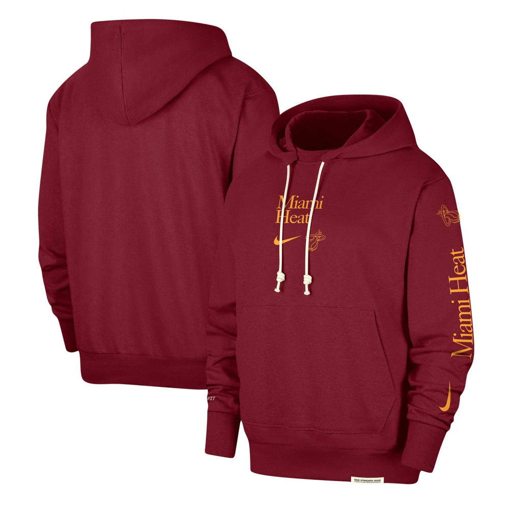 Miami Heat Authentic Performance Pullover Hoodie - Red | Nike discount