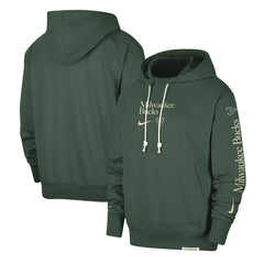 Milwaukee Bucks Authentic Performance Pullover Hoodie - Hunter Green | Nike outlet