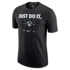 Brooklyn Nets Just Do It T-Shirt - Black | Nike online
