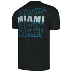 Miami Marlins Hang Back Franklin T-Shirt - Black | 47 brand