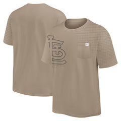 St. Louis Cardinals Statement Max90 Pocket T-Shirt - Khaki | Nike