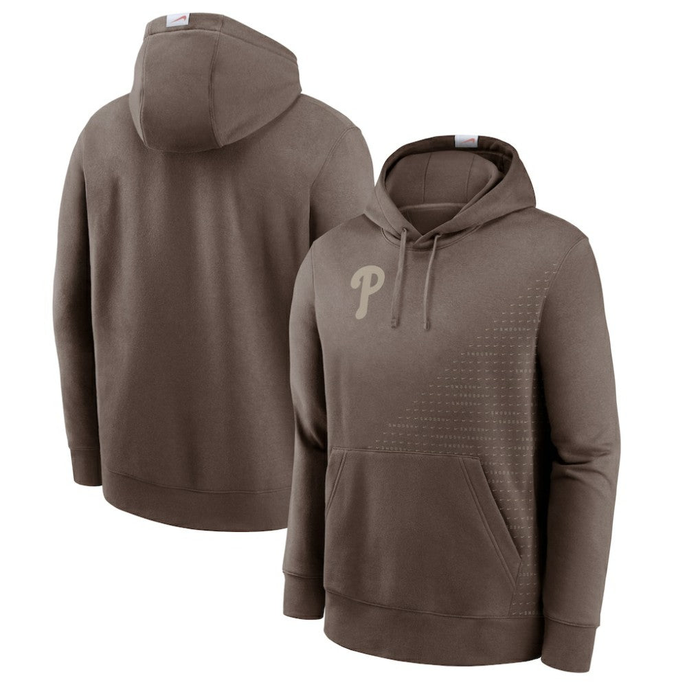 Philadelphia Phillies Statement Pullover Hoodie - Light Brown | Nike