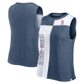 Boston Red Sox Women's Color-Block Tank Top - Navy/White