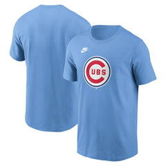 Chicago Cubs Cooperstown Collection T-Shirt - Light Blue | Nike