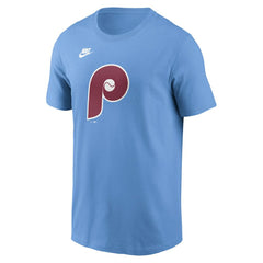 Philadelphia Phillies Cooperstown Collection T-Shirt - Light Blue | Nike