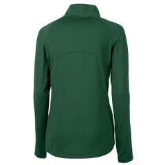 NFL Philadelphia Eagles Cutter & Buck Women's Gridiron Classics Logo Adapt Eco Knit Stretch Recycled Half-Zip Pullover Top