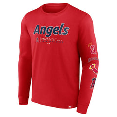 Los Angeles Angels Strike the Goal Long Sleeve T-Shirt - Red