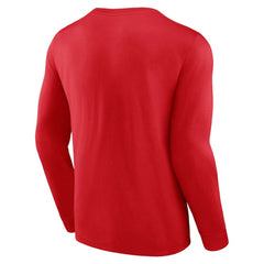 Los Angeles Angels Strike the Goal Long Sleeve T-Shirt - Red