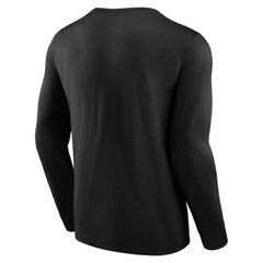 Miami Marlins Strike the Goal Long Sleeve T-Shirt - Black