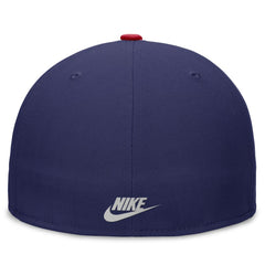 Atlanta Braves Rewind Cooperstown True Performance Fitted Hat - Royal/Red | Nike