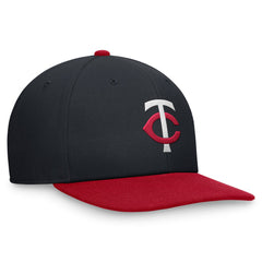 Minnesota Twins Two-Tone Snapback Hat - Navy/Red | Nike