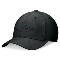 Miami Marlins Performance Flex Hat - Black | Nike