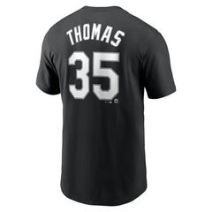 Frank Thomas Chicago White Sox Cooperstown Collection Fuse Name & Number T-Shirt - Black | Nike