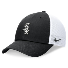 Chicago White Sox Club Trucker Adjustable Hat - Black | Nike