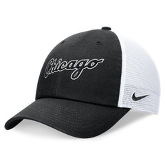 Chicago White Sox Wordmark Adjustable Trucker Hat - Black | Nike