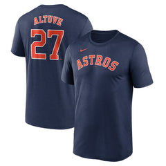Jose Altuve Houston Astros Legend Name & Number Performance T-Shirt - Navy | Nike