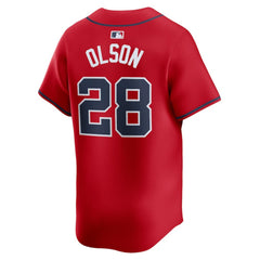 Matt Olson Atlanta Braves Alternate Limited Player Jersey - Red | Nike
