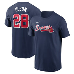 Matt Olson Atlanta Braves Fuse Name & Number T-Shirt - Navy | Nike