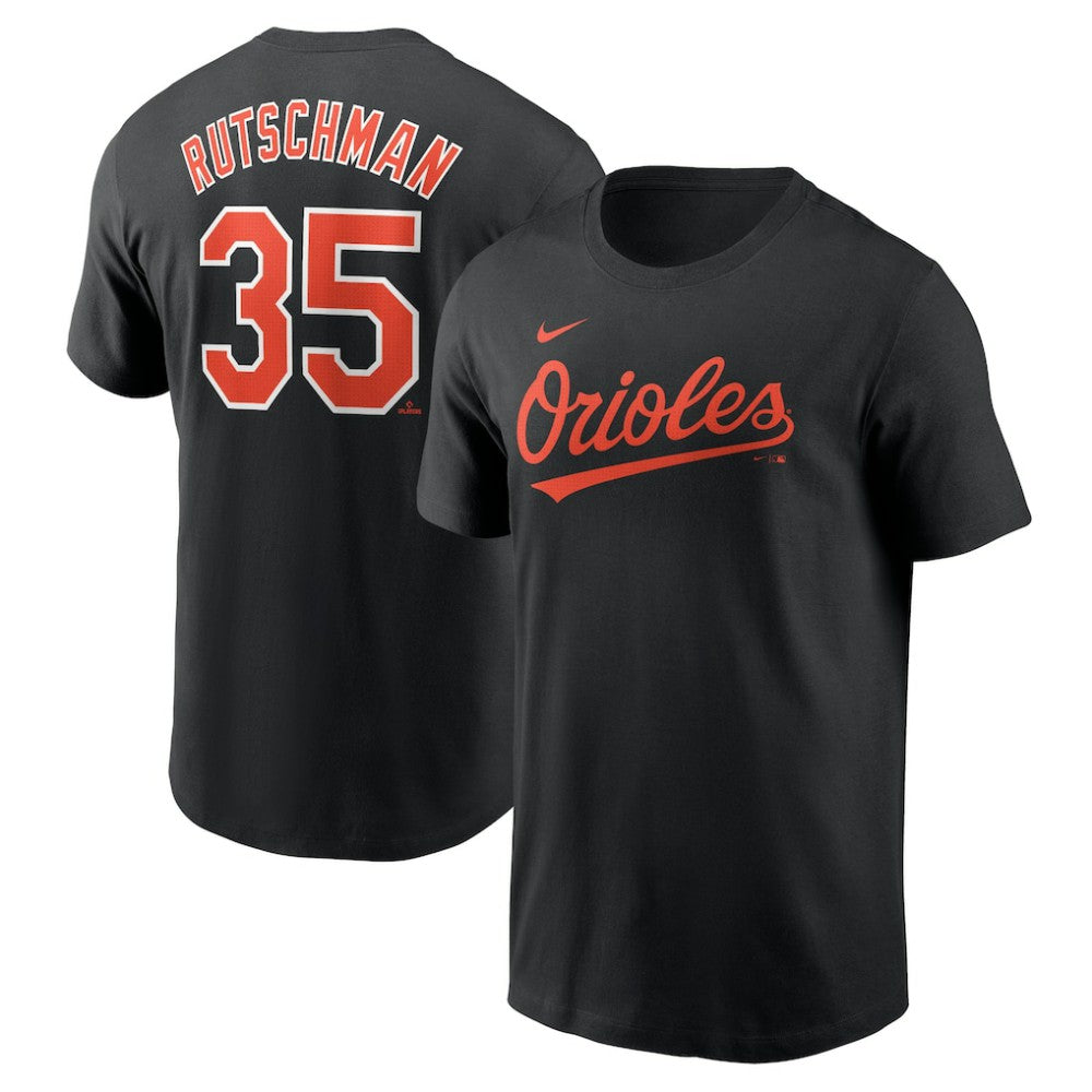 Adley Rutschman Baltimore Orioles Fuse Name & Number T-Shirt - Black | Nike