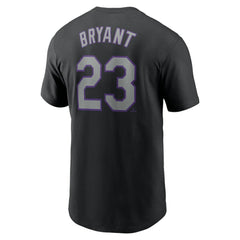 Kris Bryant Colorado Rockies Fuse Name & Number T-Shirt - Black | Nike