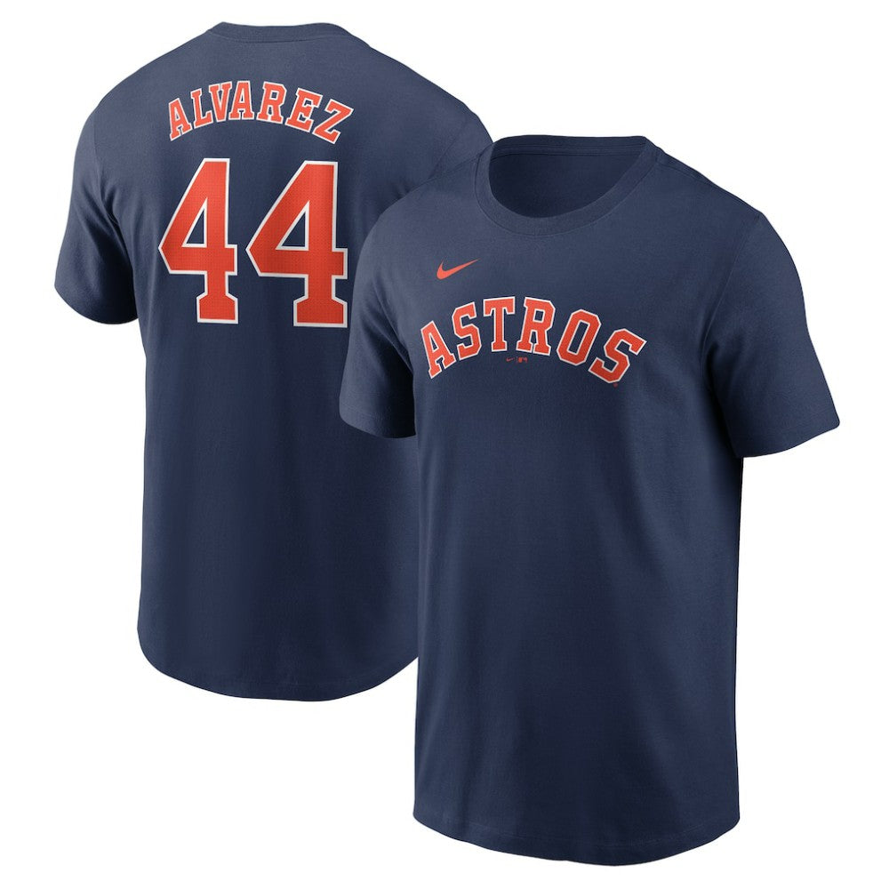 Yordan Alvarez Houston Astros Fuse Name & Number T-Shirt - Navy | Nike