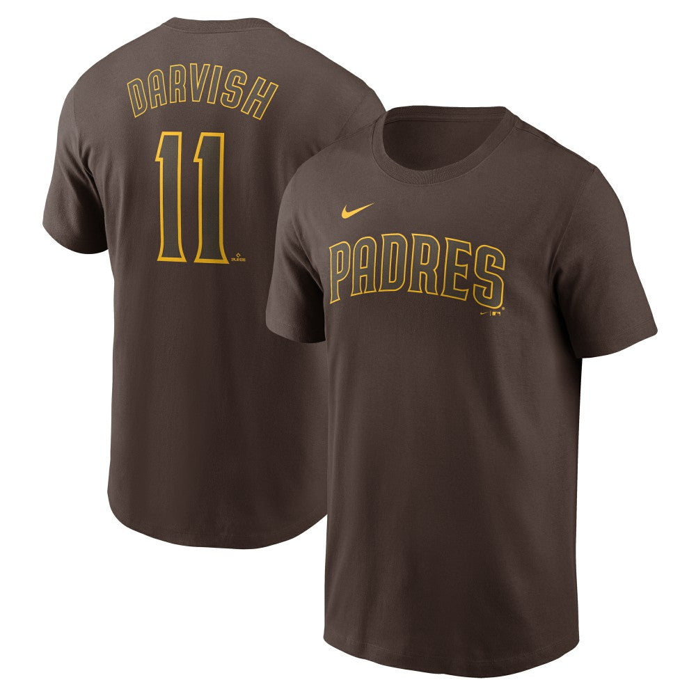 Yu Darvish San Diego Padres Fuse Name & Number T-Shirt - Brown | Nike