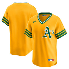 Athletics Cooperstown Collection Limited Jersey - Gold | Nike
