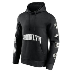 Brooklyn Nets Home Court Pullover Hoodie - Black | Fanatics shop