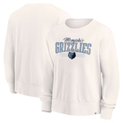Memphis Grizzlies Women's Close the Game Pullover Sweatshirt - Cream | Fanatics discount