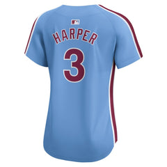 Bryce Harper Philadelphia Phillies Women's Alternate Limited Player Jersey - Light Blue | Nike