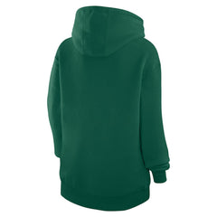 Athletics G-III 4Her by Carl Banks Women's Heart Fleece Pullover Hoodie - Green