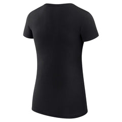 Cincinnati Reds G-III 4Her by Carl Banks Women's Super-Slim Fit Lightweight Heart Graphic T-Shirt - Black