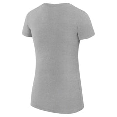 Philadelphia Phillies G-III 4Her by Carl Banks Women's Super-Slim Fit Lightweight Heart Graphic T-Shirt - Heather Gray