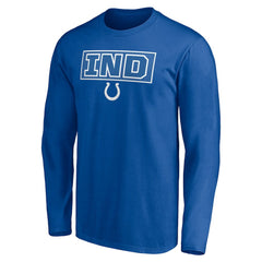 NFL Indianapolis Colts Squad Throwbacks Long Sleeve T-Shirt