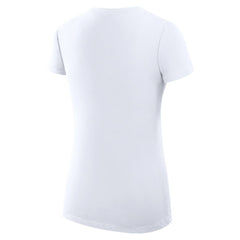 Athletics G-III 4Her by Carl Banks Women's Super-Slim Fit Lightweight Heart V-Neck T-Shirt - White