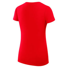 St. Louis Cardinals G-III 4Her by Carl Banks Women's Super-Slim Fit Lightweight Heart V-Neck T-Shirt - Red