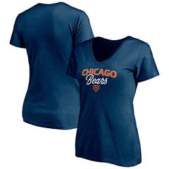 NFL Chicago Bears Women's Depth Chart V-Neck T-Shirt