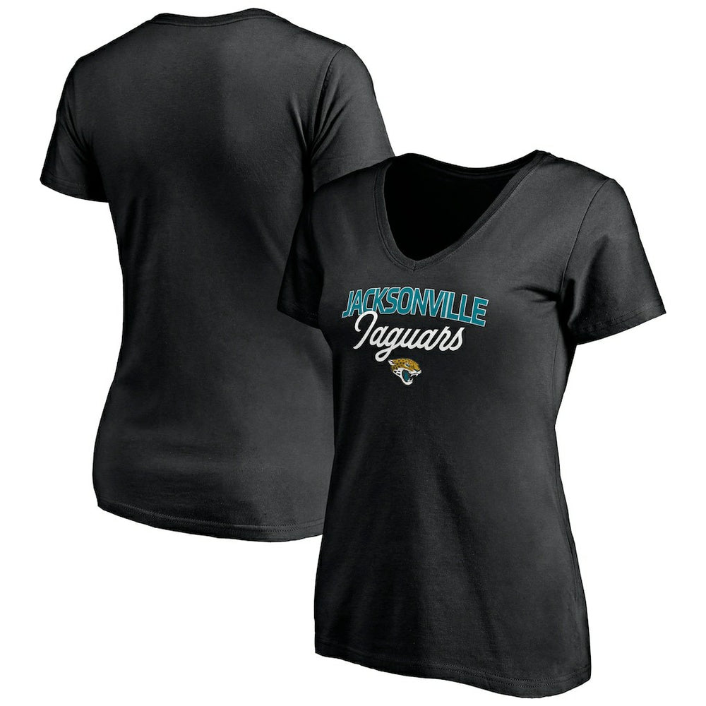 NFL Jacksonville Jaguars Women's Depth Chart V-Neck T-Shirt
