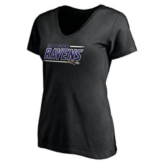 NFL Baltimore Ravens Women's Mascot In Bounds V-Neck T-Shirt