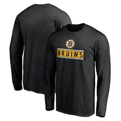 Boston Bruins Team Arch Knockout Long Sleeve T-Shirt