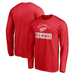 Detroit Red Wings Team Arch Knockout Long Sleeve T-Shirt