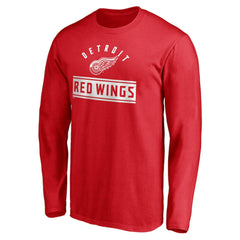 Detroit Red Wings Team Arch Knockout Long Sleeve T-Shirt