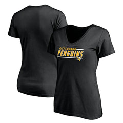 Pittsburgh Penguins Women's Mascot In Bounds V-Neck T-Shirt