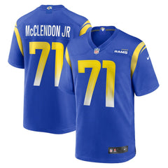 NFL Los Angeles Rams Warren McClendon Jr. Team Game Jersey