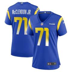 NFL Los Angeles Rams Warren McClendon Jr. Women's Team Game Jersey