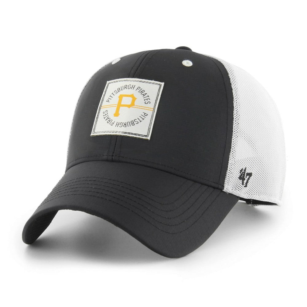 Pittsburgh Pirates Disburse MVP Trucker Adjustable Hat - Black | 47 brand