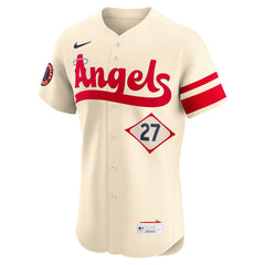 Mike Trout Los Angeles Angels City Connect Elite Player Jersey - Cream | Nike