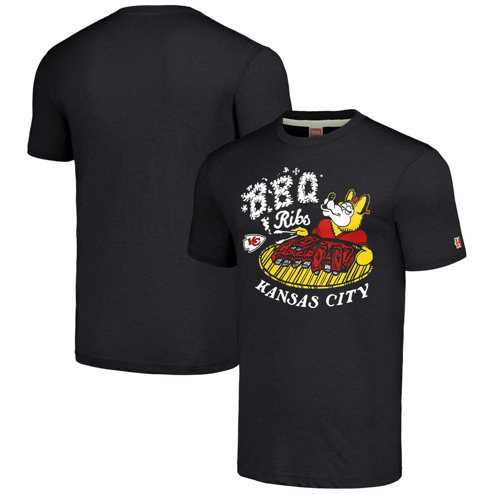 NFL Kansas City Chiefs Homage Unisex NFL x Guy Fieri’s Flavortown Tri-Blend T-Shirt