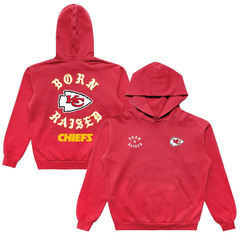 NFL Kansas City Chiefs Born x Raised Unisex Pullover Hoodie