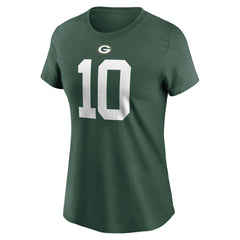 NFL Green Bay Packers Jordan Love Women's Player Name & Number T-Shirt